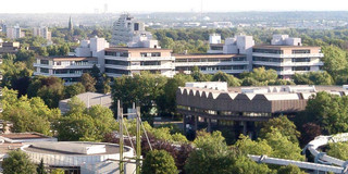 Luftbild des Campus Nord, Gebäude Emil-Figge-Strasse 50