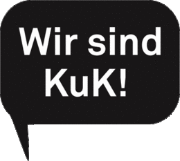 Sprechblase: Wir sind KuK!